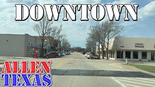 Allen - Texas - 4K Downtown Drive