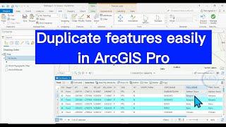 How to copy and paste feature in ArcGIS Pro attribute table