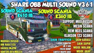 UPDATE OBB MOD MULTI SOUND V3.6.1 SOUND SCANIA K410 IB +SCANIA K360 IB ETS 2 + REM SCANIA + DLL