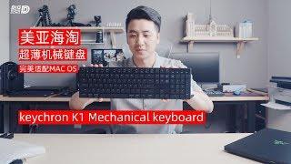 【BIGDONGDONG】#144 美亚海淘超薄机械键盘完美适配MAC丨keychron K1 Mechanical keyboard