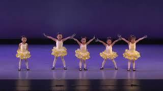 Adeline and Harper's first performance on stage - pacific dance recital show one Original 20220614