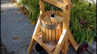 Homemade Maine Apple Cider,  Hand Press & Apple Grinder