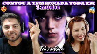 REACT  PURO DESGOSTO (Wandinha Addams) | Felícia Rock | BG React