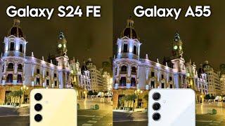 Samsung Galaxy S24 FE vs Samsung Galaxy A55 Camera Test