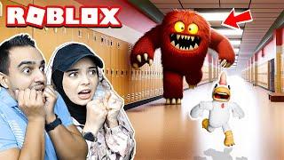 DEV KIRMIZI CANAVARDAN KAÇTIK !!  Roblox