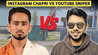 INSTAGRAM CHAPRI VS YOUTUBE SNIPER | EPIC 1V1 MATCH TDM | ANDROID GAMER - BGMI