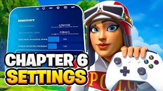 *NEW* Best Controller Settings + Sensitivity For Fortnite Chapter 6! (PS4/PS5/XBOX/PC)