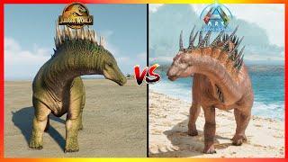 ARK ASCENDED VS JWE 2 ALL HERBIVORES | DINO COMPARISON