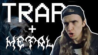 Making a TRAP METAL beat with a REAL GUITAR  | Making trap metal beats in Reaper