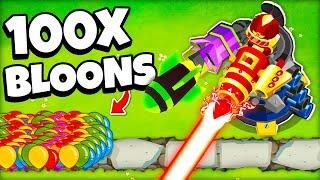100x Bloons vs 5-5-5 Towers (Bloons TD 6)