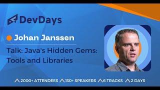 Johan Janssen: Java's Hidden Gems: Tools and Libraries
