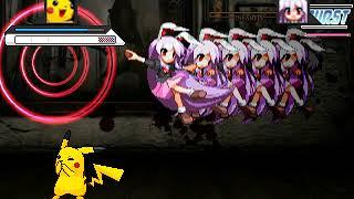 Mugen Pikachu vs Reisen Undongein Inaba