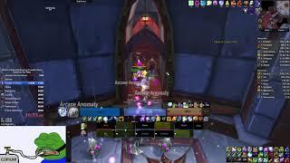 exhale Kara speed run ex-WR 47:15 resto shaman solo heal