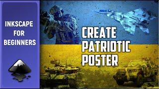 How to create Poster in Inkscape. Tutorial for beginners