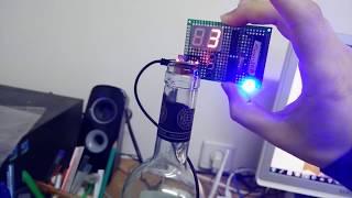 ethanol/alcohol sensor MQ3 and 7segment board