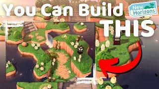 How to Build a Sunken Pathway in Animal Crossing // Speed Build & Tutorial