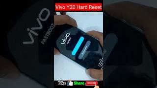 Vivo Y20/ Y20G / Y20A / Y20i Hard Reset | Password Pattern Unlock without PC #shorts #shortsfeed