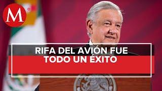 Rifa de avión presidencial fue un éxito: AMLO