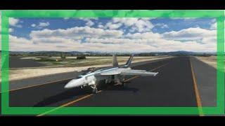 MSFS - Top Gun - intro to flying the F-18