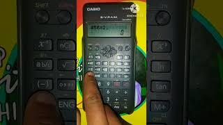 How to save data in scientific calculator fx-82ms|#short