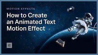 Advanced Tutorial: How to Create an Animated Text Effect in Elementor