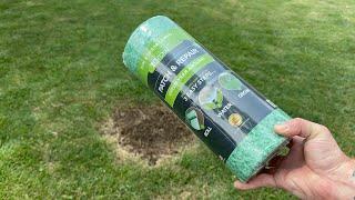 Review: Grotrax Biodegradable Grass Seed Mat, Year Round Green - 50 Sq Ft Quick Fix Roll