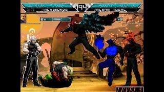 KOF MUGEN !! Archimonde & Archimonde 6P VS Valmer Rugal Lv5 ,Blue Valmar Rugal ,Kil Jaeden