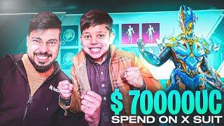 $70,000 UC - NEW GLACIER X- SUIT - PUBG MOBILE - FM RADIO GAMING