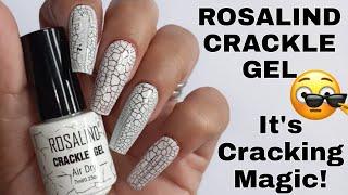 Rosalind Crackle "Cracking" Gel Polish - How to Apply Crackle Gel Easy At Home - Its Cracking Magic!