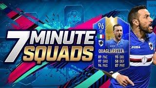 INSANE 96 RATED TOTS QUAGLIARELLA 7 MINUTE SQUADS vs Jack54 (FIFA 19)