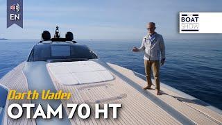 [ENG] OTAM 70 HT "Darth Vader" - Performance Motor Boat Review - The Boat Show