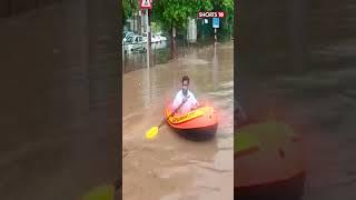 Severe Waterlogging In Gurugram After Heavy Rainfall, WATCH | #Shorts | Viral Trending Video