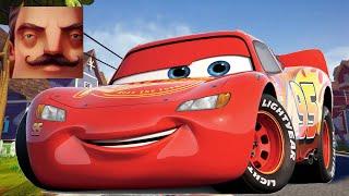 Hello Neighbor - My New Neighbor Cars Big Lightning McQueen Act 3 Gameplay Walkthrough