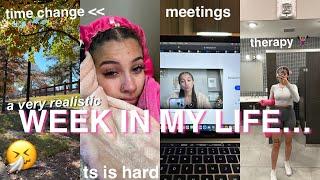 VLOG: a *REALISTIC* week in my life... ft. seasonal depression  (let’s talk about it)