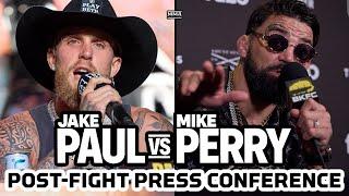 Jake Paul vs. Mike Perry Post-Fight Press Conference | MMA Fighting