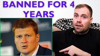  WTF ALEXANDER POVETKIN BANNED FROM BOXING FOR FOUR YEARS….!!!! FROM A FAILED TEST IN 2014..!!!