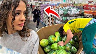 We Got KICKED Out of Costco While Grocery Shopping!!