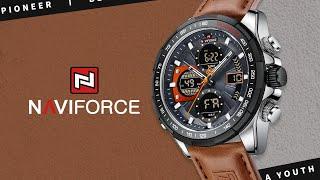 LATEST DESIGN OF 2022 JULY丨NAVIFORCE Watch NF9197L Hot Sales Multi-function Digital Quartz Watch