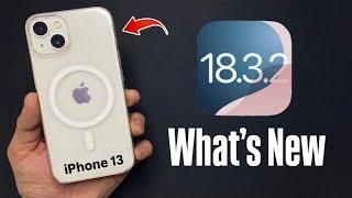 iPhone 13 New Update iOS 18.3.2 - New Features iOS 18.3.2 on iPhone 13