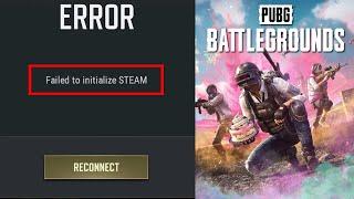 How To Fix PUBG Error Failed To Initialize Steam (2024) | #pubg