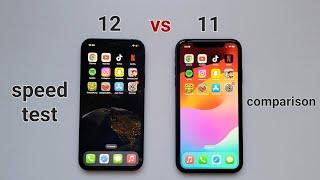 iphone 11 vs iphone 12 speed test (2024) which is better ?