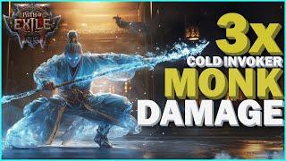 Path Of Exile 2 - Ice Strike Monk -How I Tripled My Damage! My Progression through Mid Game Maps!