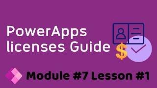 PowerApps License Guide - Free and purchased license