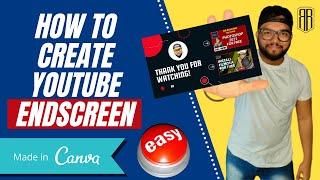 How to Create Youtube End Screen in CANVA EASILY |youtube end card tutorial | Bhushan Boudhankar