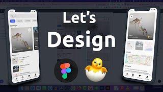 Let's design a App UI  only for beginners | Figma tutorial | Expert Azi