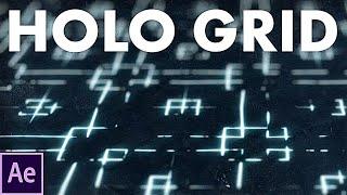 Futuristic Holo Grid | After Effects Tutorial