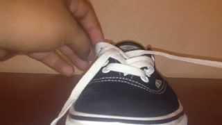 How To: Lace Vans Authentics