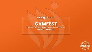 2024 Gymnastics For All GymFest - Acrobatics & Tumbling Level 3 Event Finals