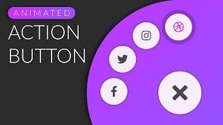 Animated Social media floating action button // Speedrun // HTML & CSS Tutorial