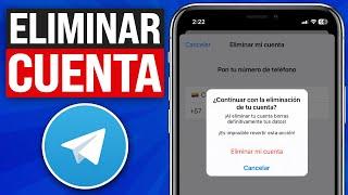 Cómo ELIMINAR cuenta de TELEGRAM para SIEMPRE (2025) Borrar Cuenta de Telegram